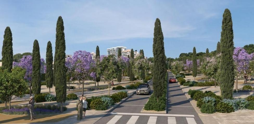 Sitges La Plana modern developments